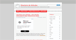 Desktop Screenshot of directorio-articulos.net