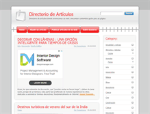 Tablet Screenshot of directorio-articulos.net